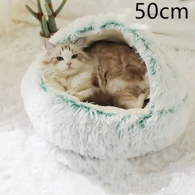 Lit rond en peluche Les Visionnaires