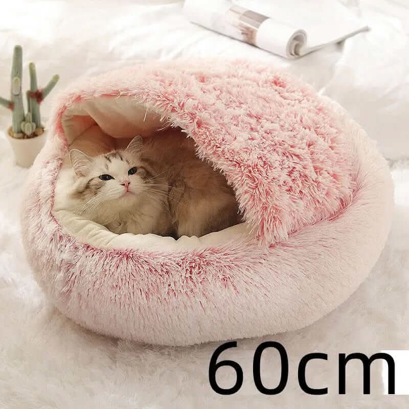 Lit rond en peluche Les Visionnaires
