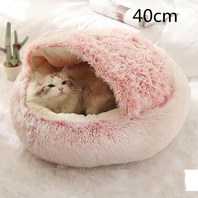 Lit rond en peluche Les Visionnaires
