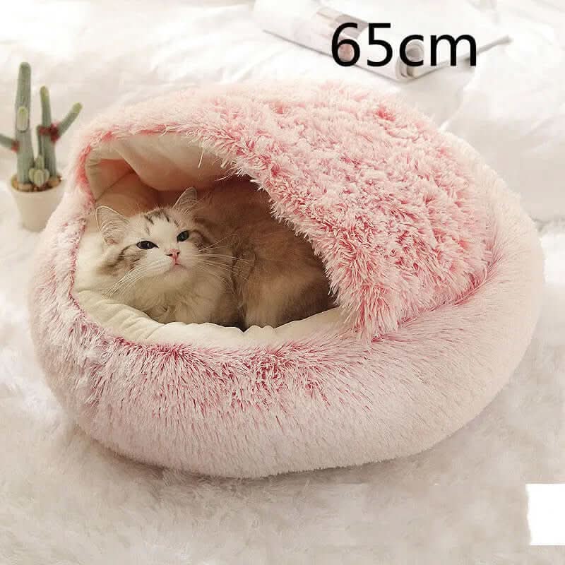 Lit rond en peluche Les Visionnaires