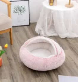 Lit rond en peluche Les Visionnaires