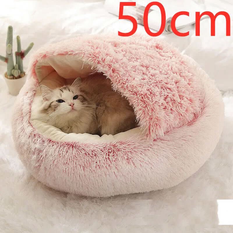 Lit rond en peluche Les Visionnaires