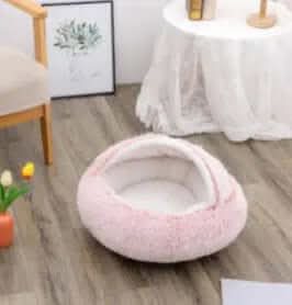 Lit rond en peluche Les Visionnaires