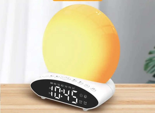 lampe de réveil avec simulation de lever et coucher de soleil Les Visionnaires