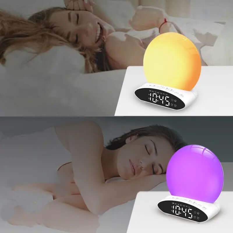 lampe de réveil avec simulation de lever et coucher de soleil Les Visionnaires