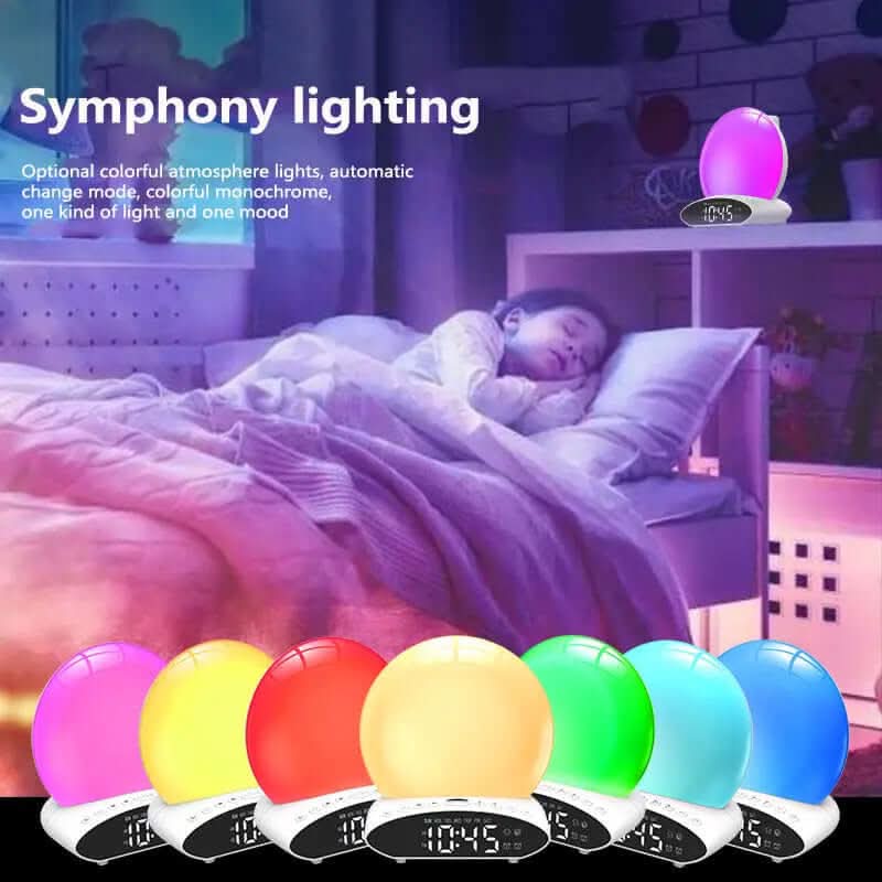 lampe de réveil avec simulation de lever et coucher de soleil Les Visionnaires