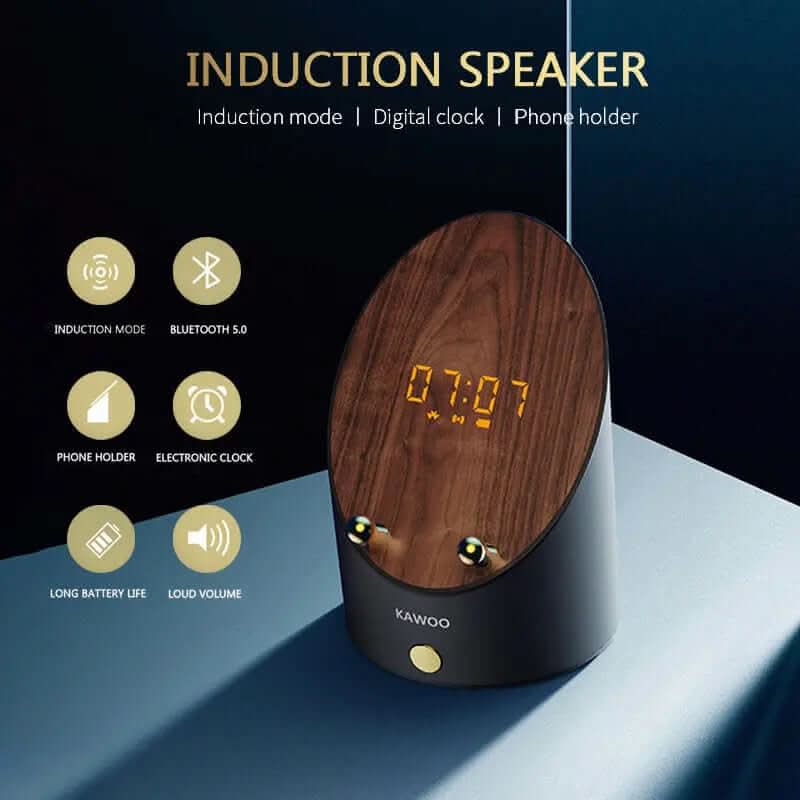 Haut-parleur en bois à induction intelligente Les Visionnaires