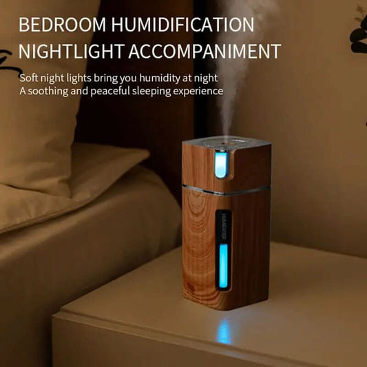 Humidificateur Ultrasonique en Bois- désign unique ! Les Visionnaires