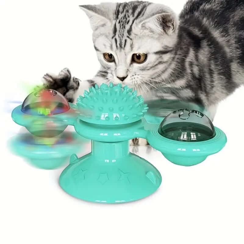 Jouet interactif pour Chat, moulin à vent Les Visionnaires