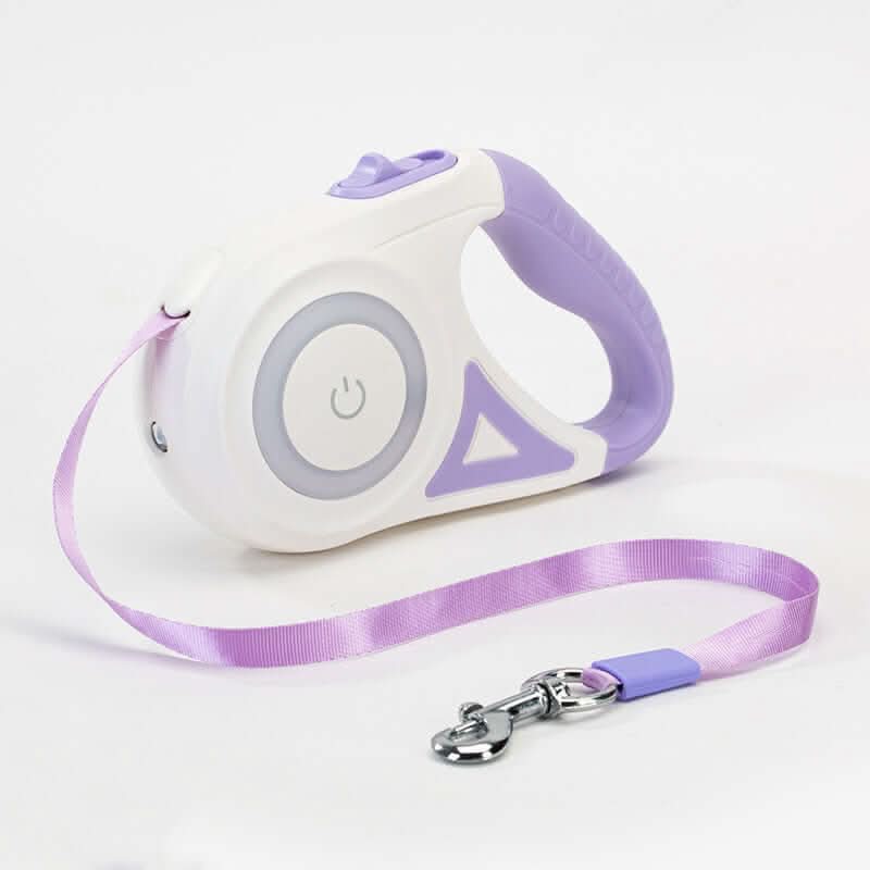 Laisse rétractable avec collier et projecteur automatique Les Visionnaires
