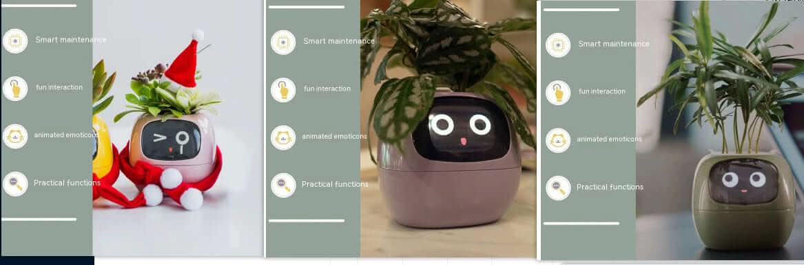 Pot de fleurs intelligent Les Visionnaires