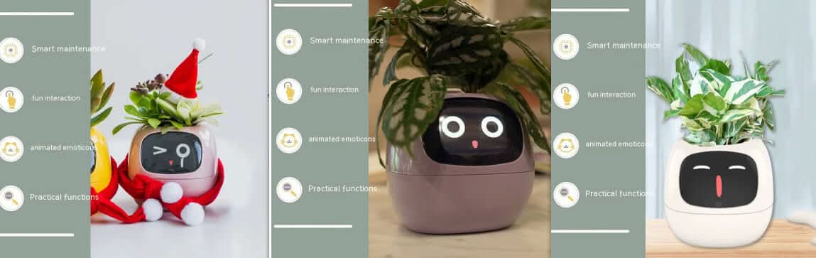 Pot de fleurs intelligent Les Visionnaires