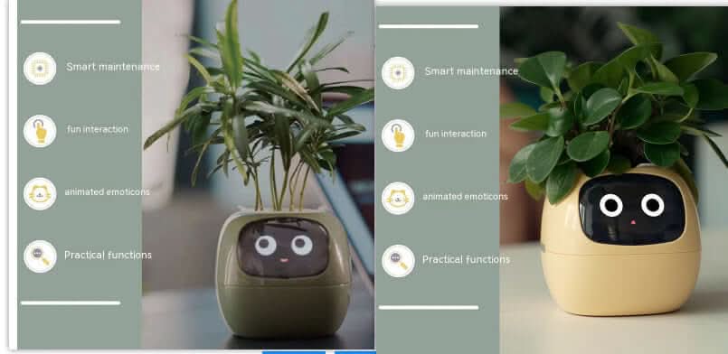 Pot de fleurs intelligent Les Visionnaires