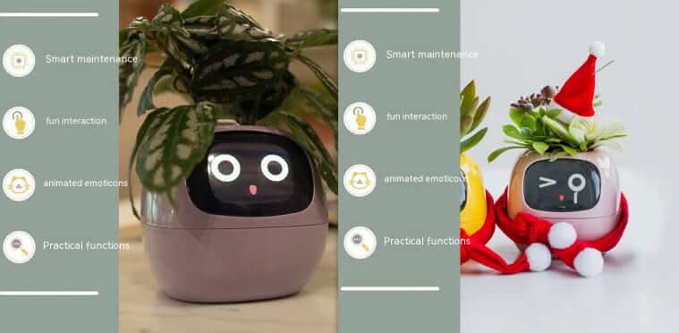 Pot de fleurs intelligent Les Visionnaires