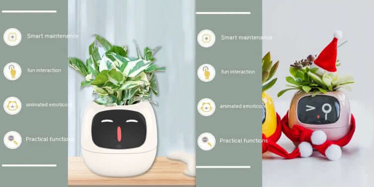 Pot de fleurs intelligent Les Visionnaires