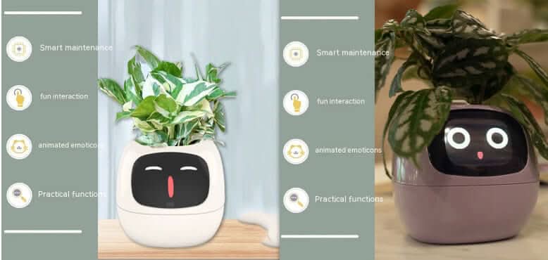 Pot de fleurs intelligent Les Visionnaires