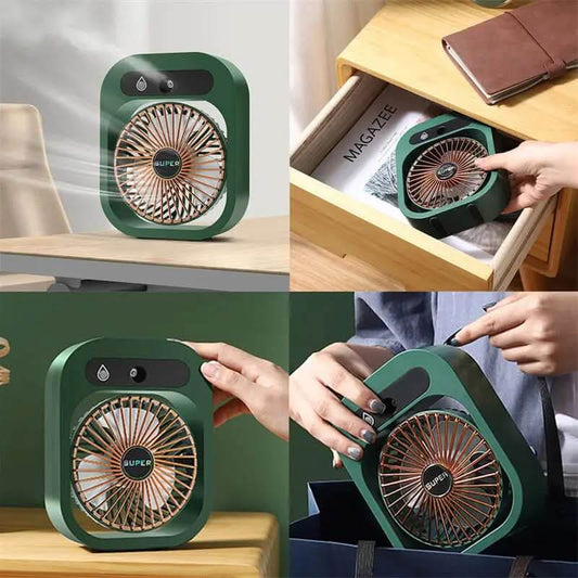 ventilateur de bureau avec brumisation et refroidissement Les Visionnaires