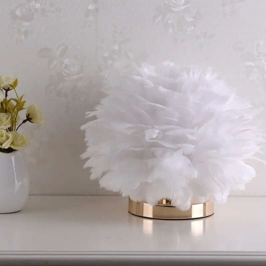 Lampe de Table en Plumes Les Visionnaires