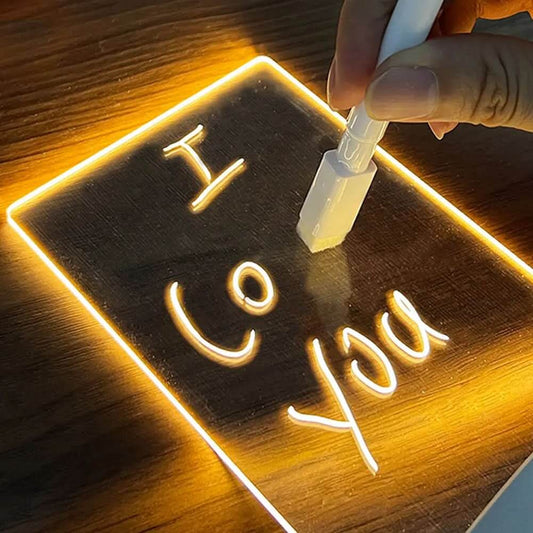 Tableau créatif à LED, veilleuse USB Les Visionnaires