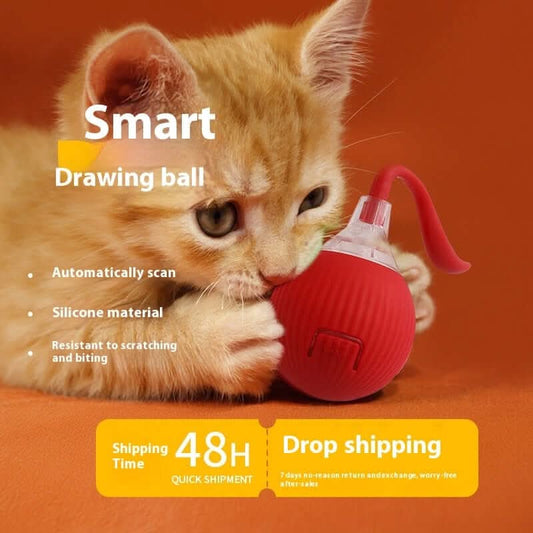 Jouet interactif pour chat Balle roulante Super Drive Cat Les Visionnaires