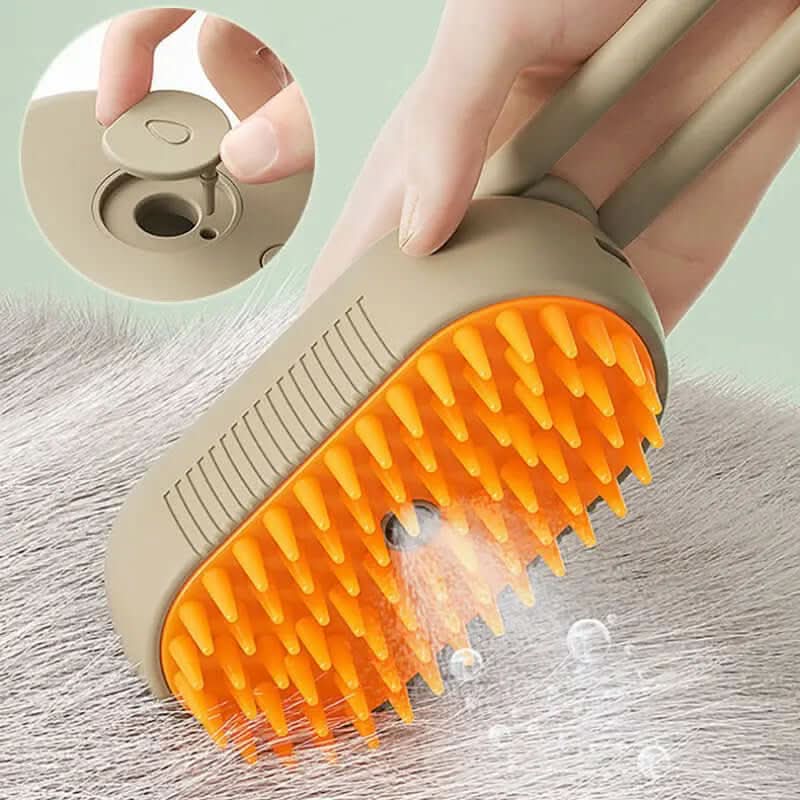 Brosse à vapeur pour chat et chien. 3 en 1 Les Visionnaires