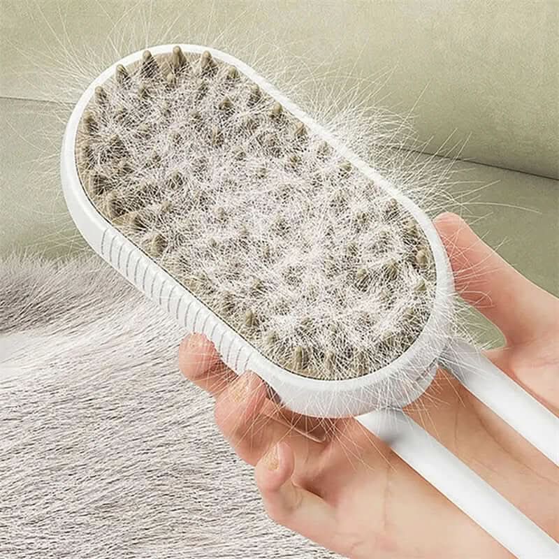 Brosse à vapeur pour chat et chien. 3 en 1 Les Visionnaires