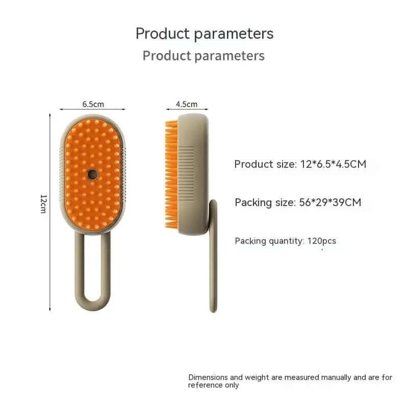 Brosse à vapeur pour chat et chien. 3 en 1 Les Visionnaires