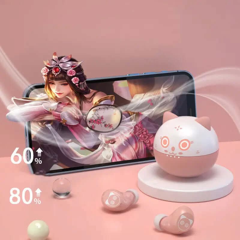 mini casque Bluetooth sans fil, rechargeable et mignon Les Visionnaires