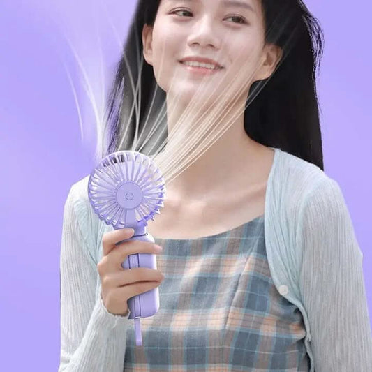 Mini Ventilateur Portable 2-en-1 - rafraîchissant Les Visionnaires