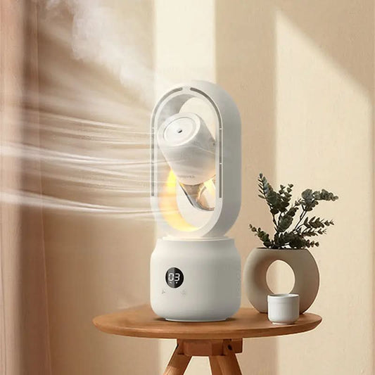 ventilateur électrique sans pales avec brumisation d'eau Les Visionnaires