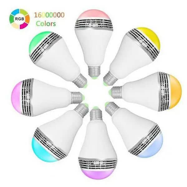 Ampoule LED intelligente avec haut-parleur Bluetooth Les Visionnaires