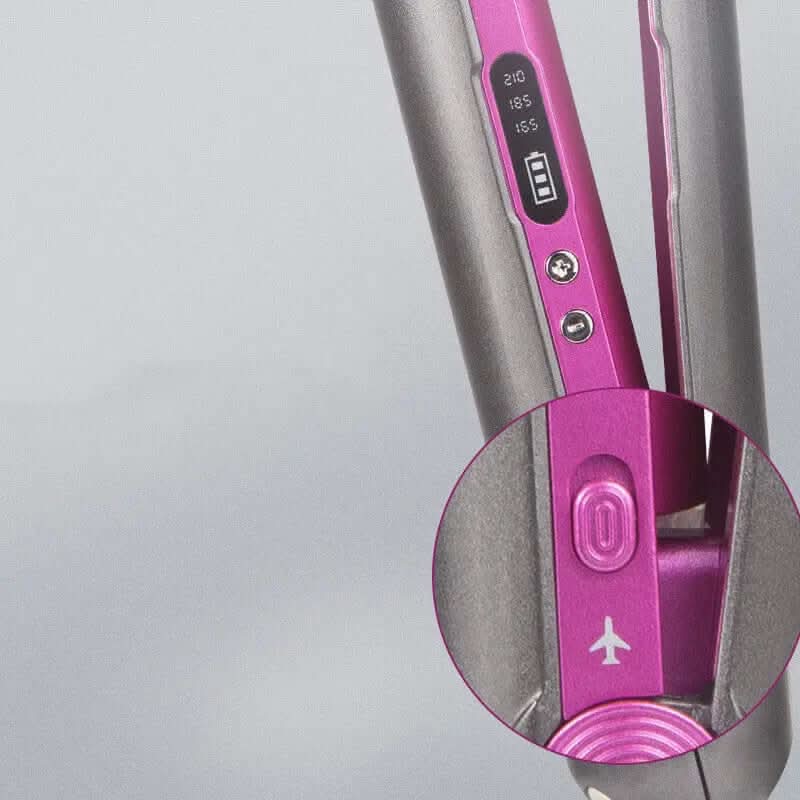 Accessoire cheveux- Lisseur et Fer à Boucler Sans Fil 2-en-1 Les Visionnaires