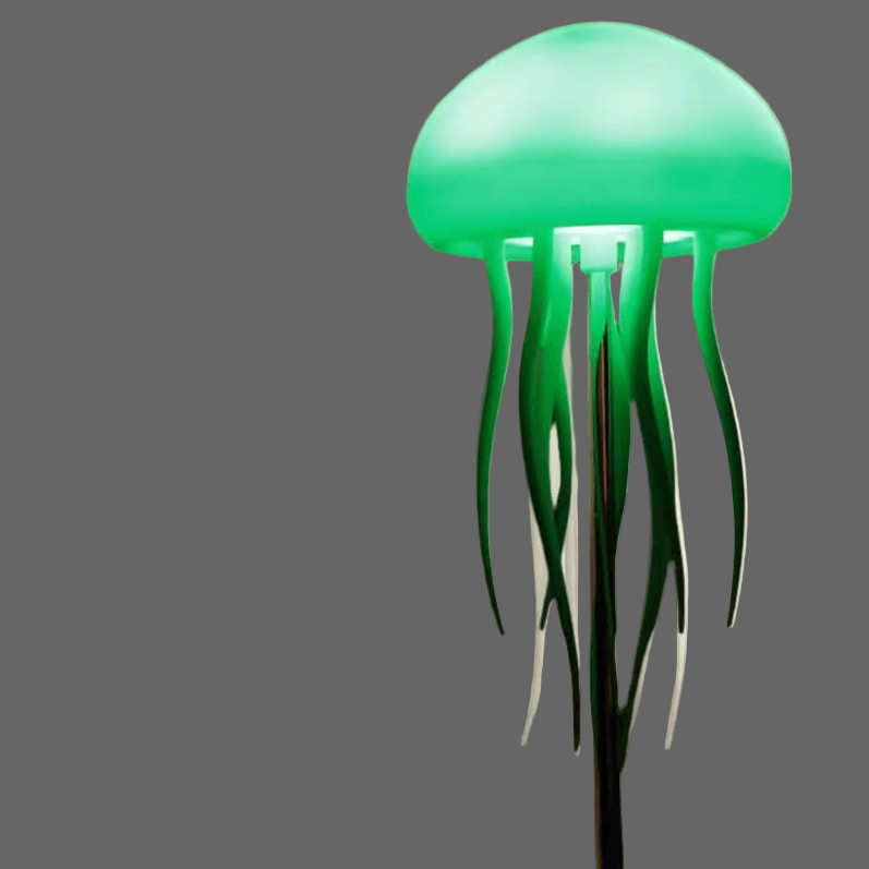 Lampe d’ambiance méduse – lumière colorée, design suspendu, usage décoratif et sensoriel pour chambre ou bureau Les Visionnaires