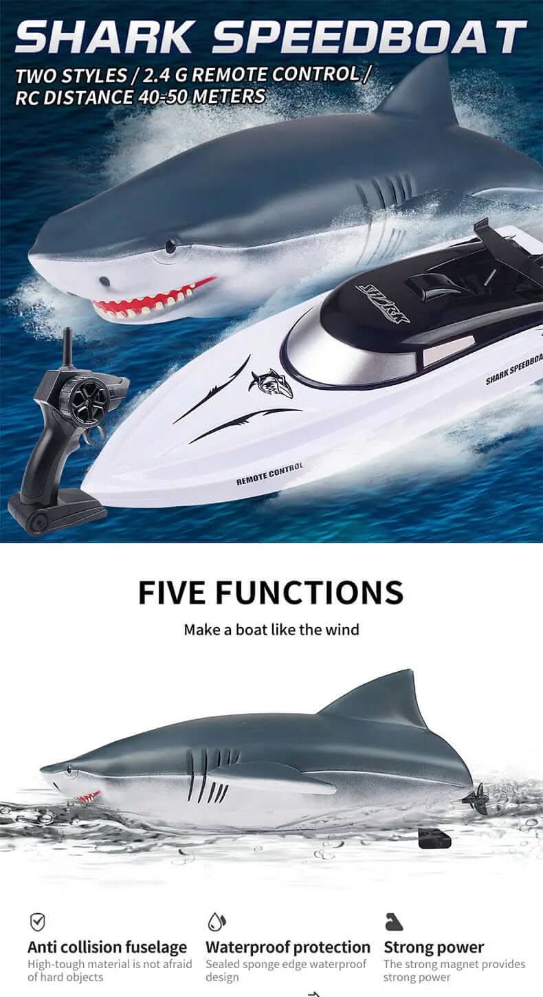 Bateau RC Électrique Shark Les Visionnaires