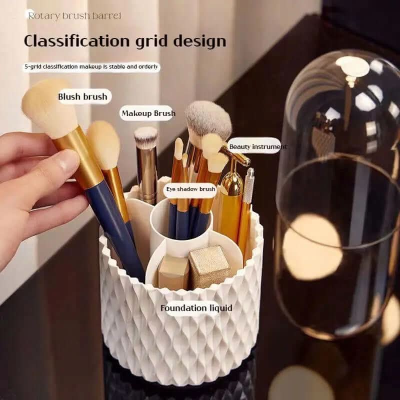 boîtier de rangement rotatif pour pinceaux de maquillage Les Visionnaires