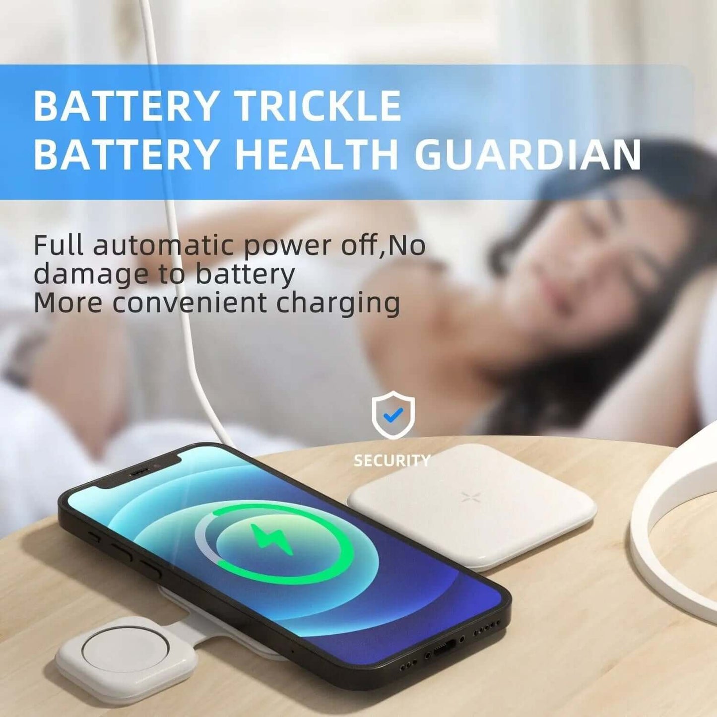 Chargeur sans fil pliable 3 en 1 Les Visionnaires