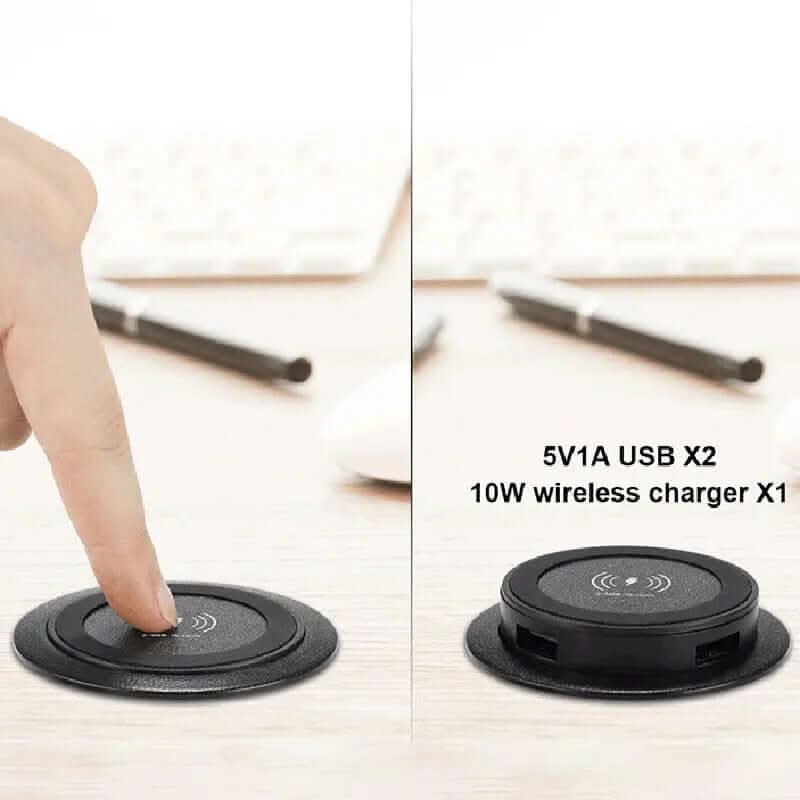 Chargeur sans fil rapide 10W avec protection multiple Les Visionnaires