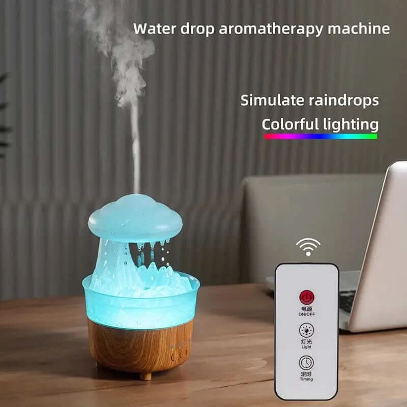 humidificateur veilleuse nuage de pluie Les Visionnaires
