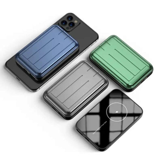 Batterie externe magnétique avec charge sans fil 15W Les Visionnaires