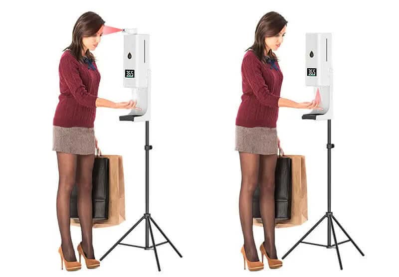 Distributeur de savon avec mesure de température, automatique Les Visionnaires