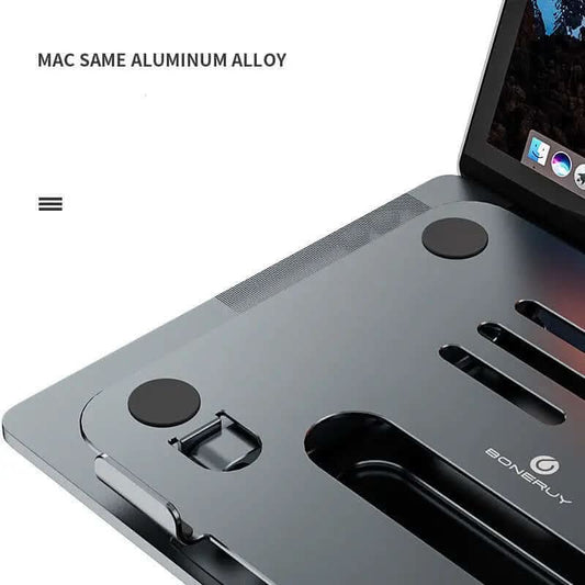 Nouveau support ordinateur en alliage d'aluminium à double couche Les Visionnaires