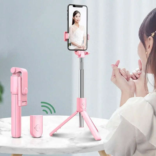 trépied selfie stick avec télécommande Bluetooth intégrée Les Visionnaires