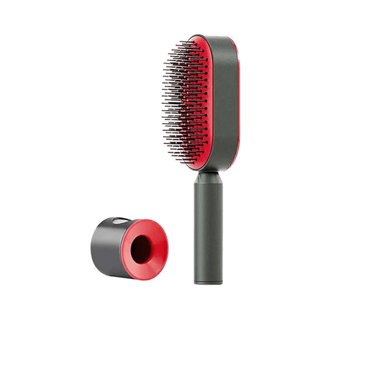 Brosse à cheveux autonettoyante pour femmes