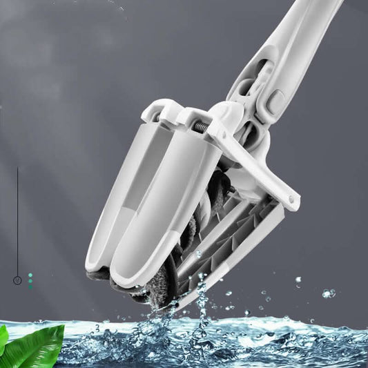 Balai Plat « Type X » avec Seau – Lavage Mains Libres - XLL-Gadgets