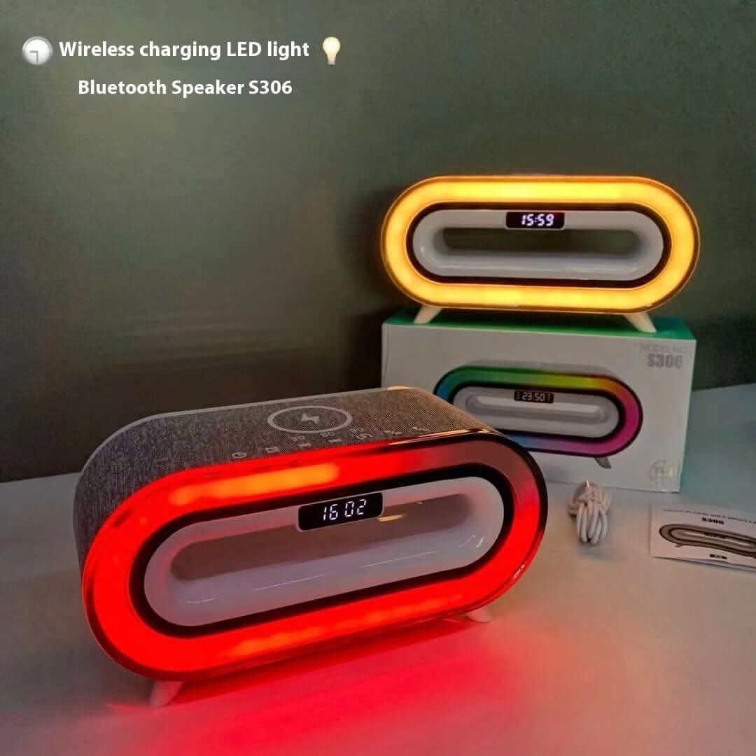 Haut-parleur de bureau Bluetooth avec chargeur sans fil intégré - XLL-Gadgets