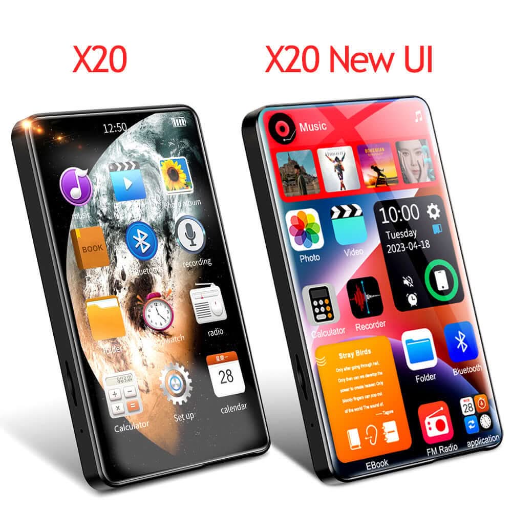 X20 Mp3 Mp4 Full Screen Bluetooth Version Walkman - XLL-Gadgets