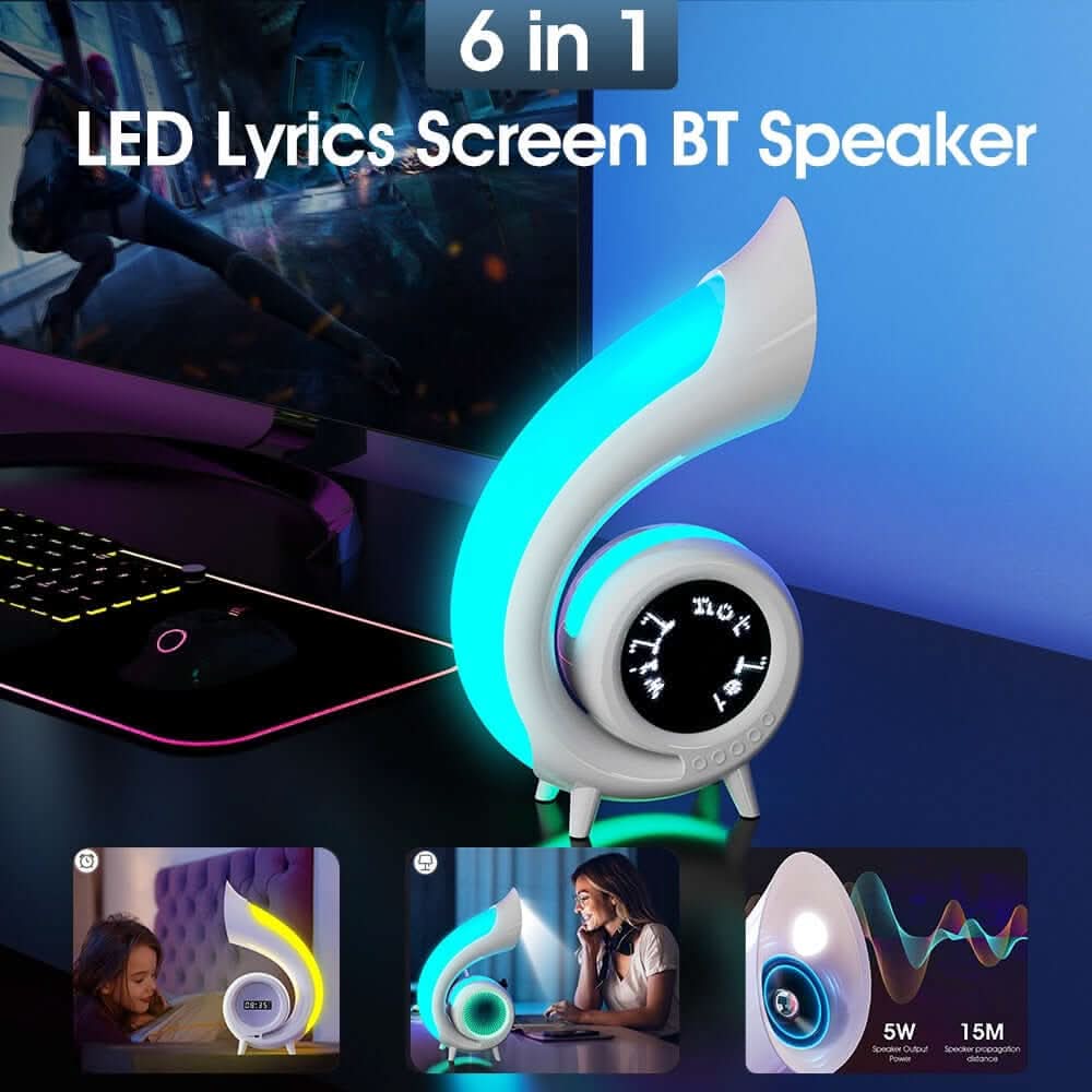 Lampe de bureau créative avec haut-parleur Bluetooth - XLL-Gadgets