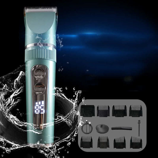 Tondeuse à cheveux électrique avec affichage numérique LCD - XLL-Gadgets