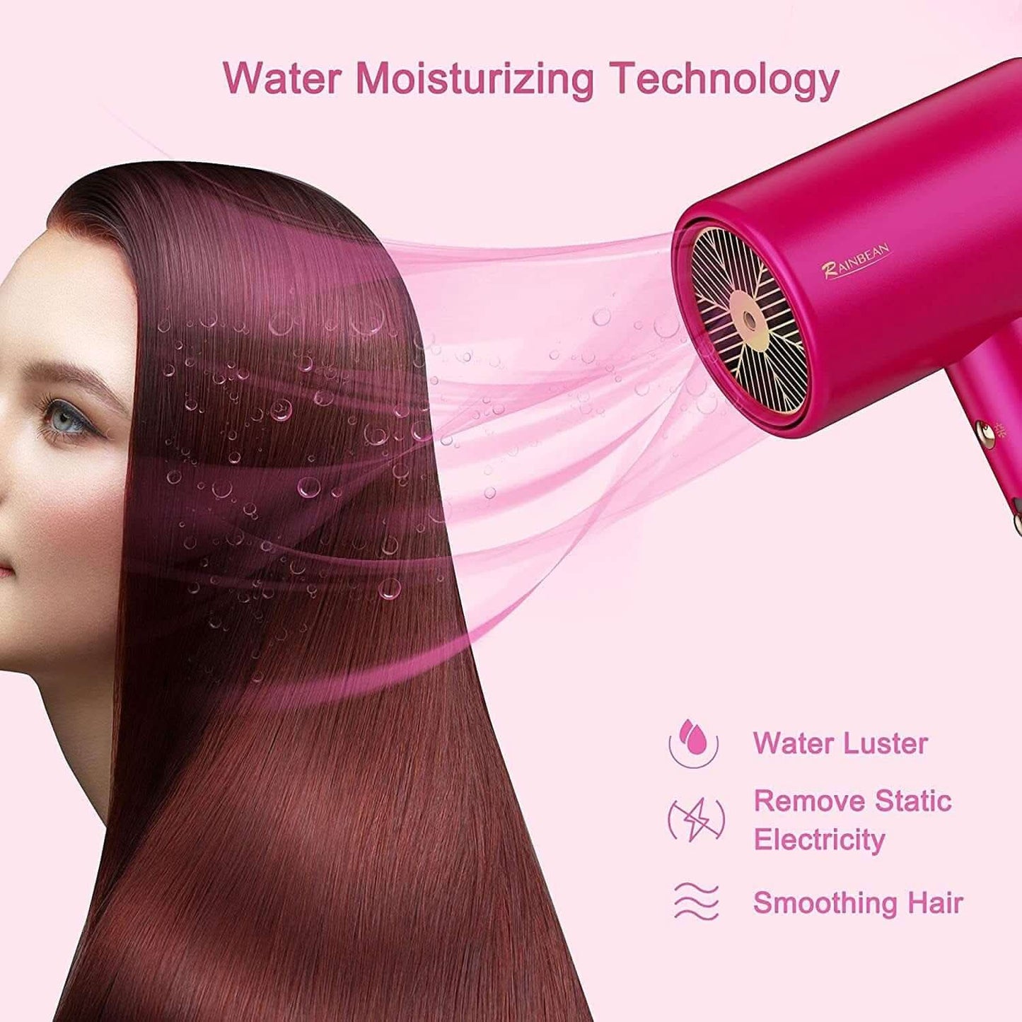 Sèche-cheveux Ionique 1800W - XLL-Gadgets