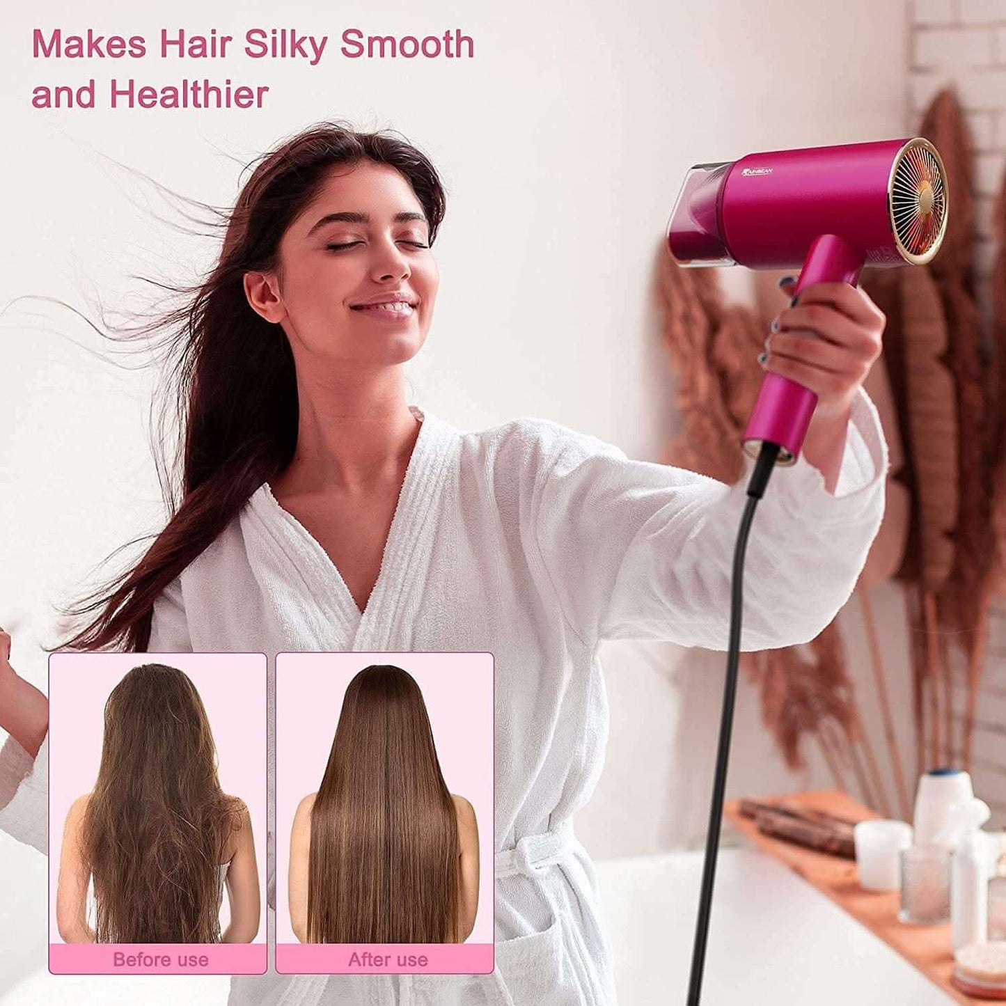 Sèche-cheveux Ionique 1800W - XLL-Gadgets